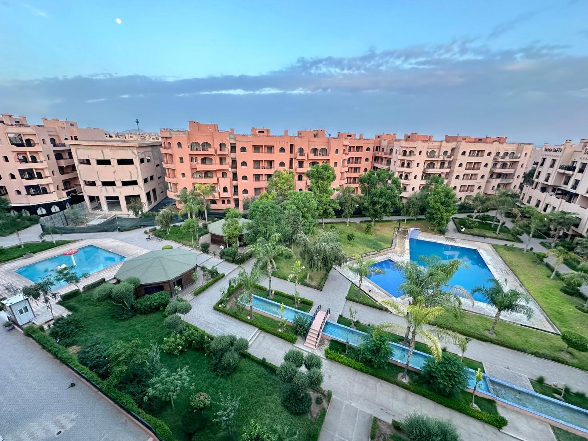 Oasis De Detente Avec Terrasse Et Vue Sur Piscine 마라케시 외부 사진