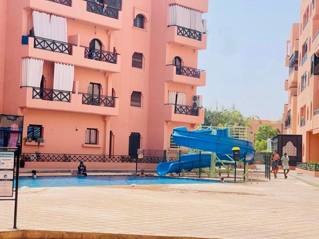 Oasis De Detente Avec Terrasse Et Vue Sur Piscine 마라케시 외부 사진
