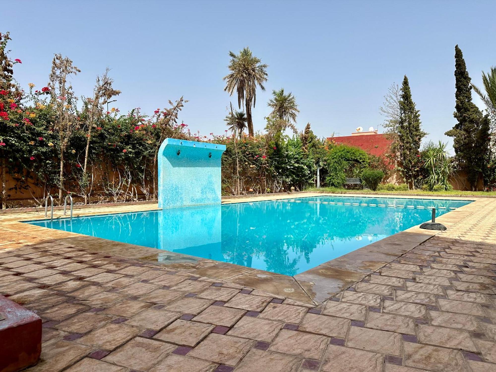Oasis De Detente Avec Terrasse Et Vue Sur Piscine 마라케시 외부 사진